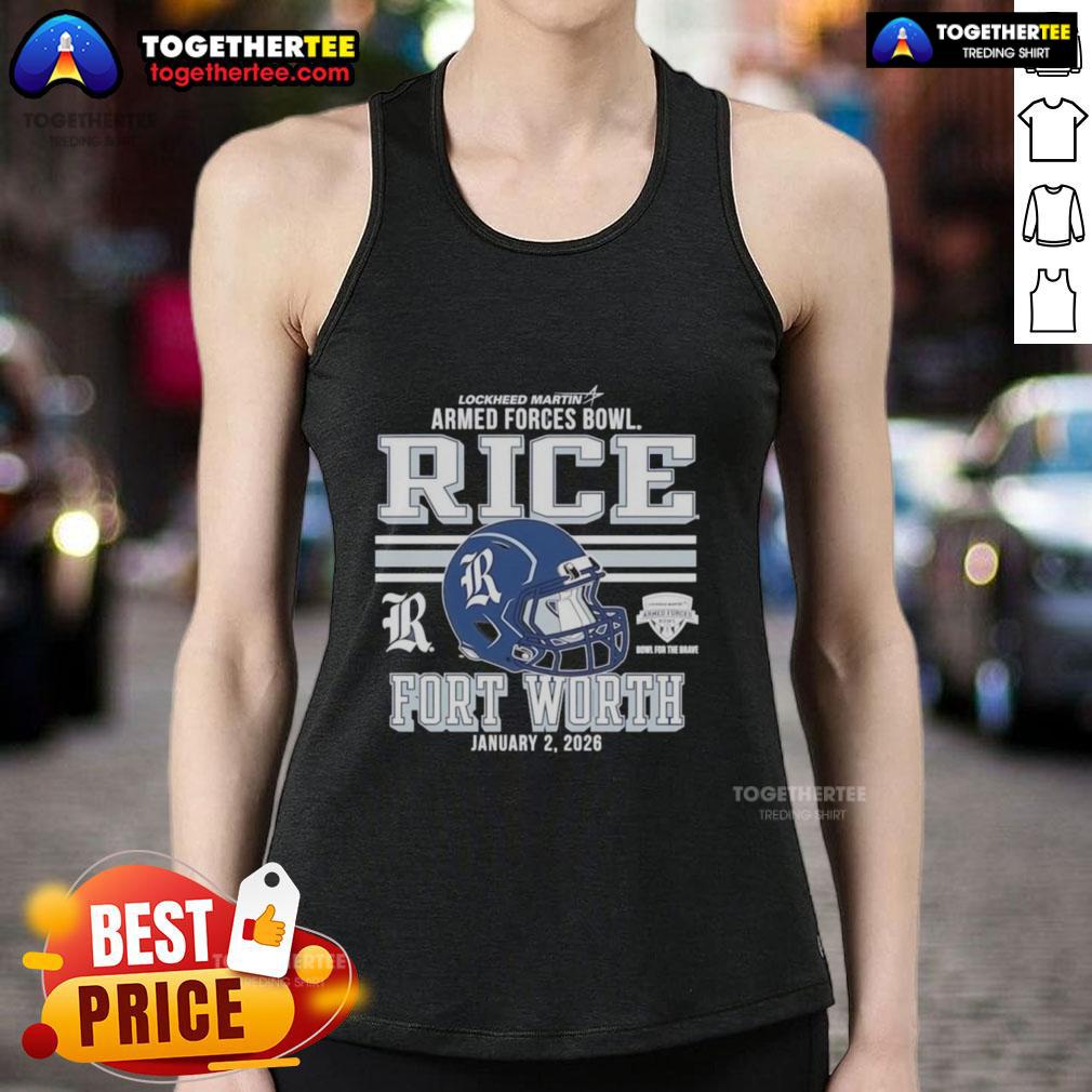 Hot Rice Owls Football 2026 Armed Forces Bowl Fort Worth Helmet T-Shirt - Image 4