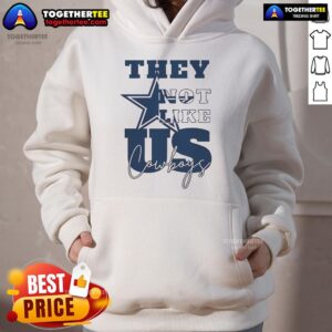 Alternative view of Official They Not Like Us Cowboys Football T-Shirt