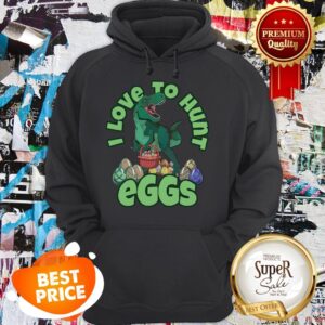 Alternative view of Nice Happy Easter Dinosaur Dino Eggs TRex Hunter Shirt