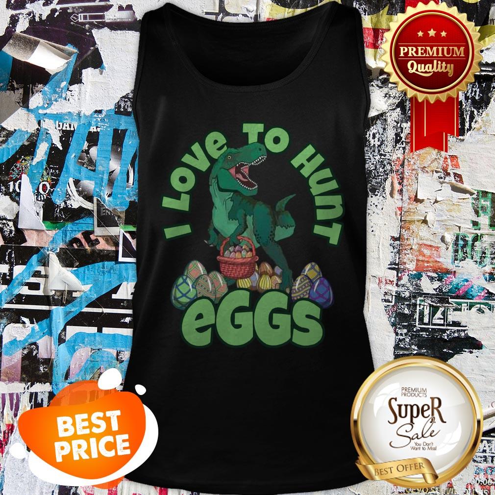 Nice Happy Easter Dinosaur Dino Eggs TRex Hunter Shirt - Image 4