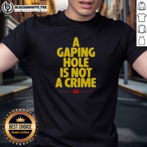 Happy A Gaping Hole Is Not A Crime T-Shirt