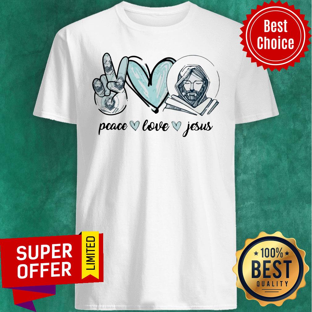 Premium Peace Love Jesus Shirt