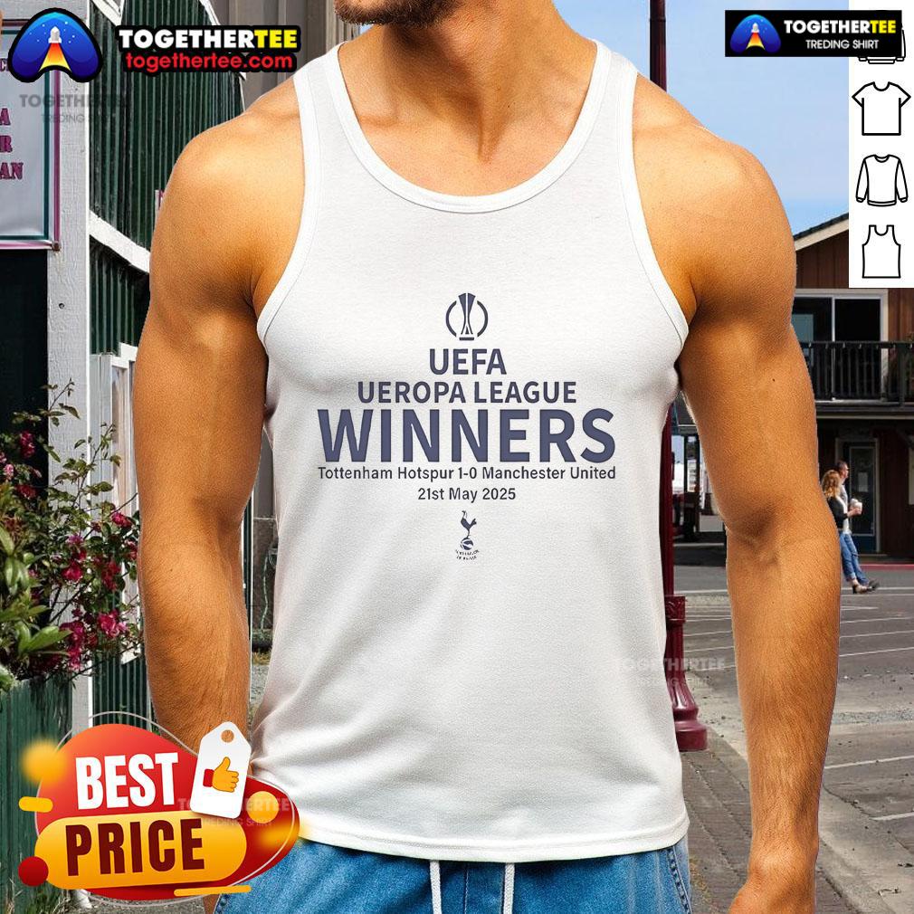 Official Tottenham Hotspur Europa League Winners T-Shirt - Image 4