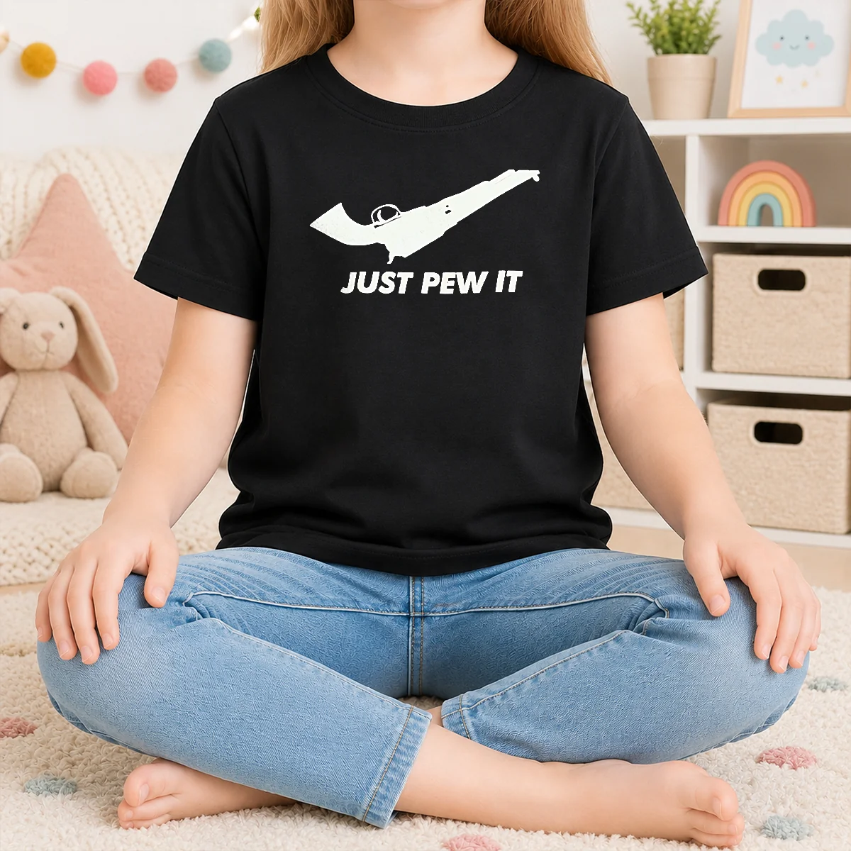 Funny Just Pew It Gun Firearm Pistol Shooting Shirt - Image 3