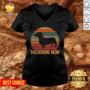 Alternative view of Retro Dachshund Mom Gift Doxie Vintage Shirt
