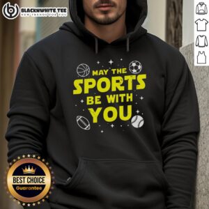 Alternative view of Nice May The Sports Be With You Star Wars T-Shirt