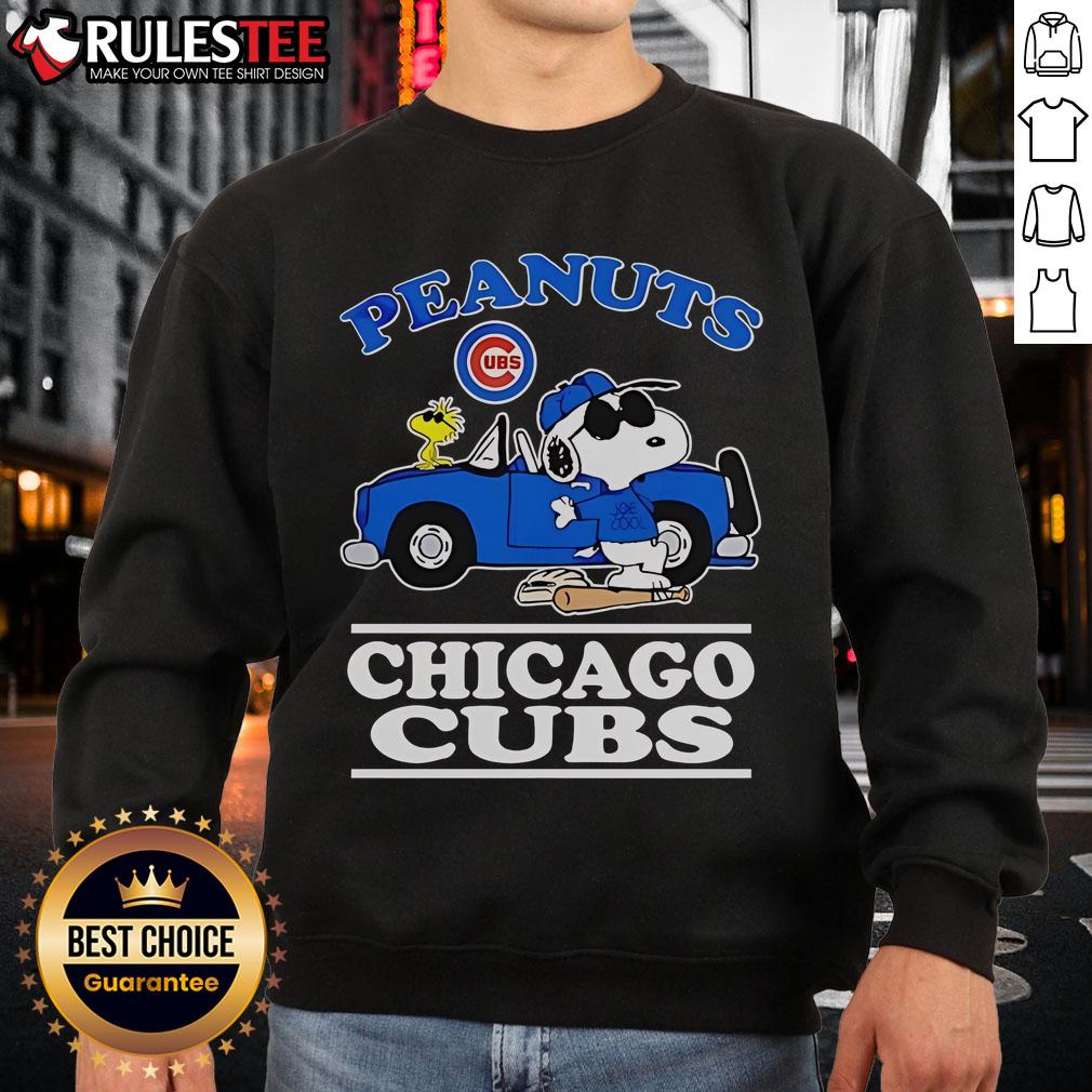 Cute Snoopy Peanuts X Chicago Cubs For Fans 2025 T-Shirt - Image 5
