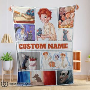 Perfect Top Pixar Ratatouille Linguini And Remy With Friends Blanket Fleece Customized Blanket