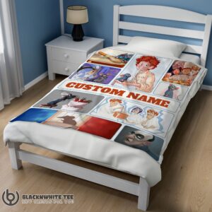 Alternative view of Perfect Top Pixar Ratatouille Linguini And Remy With Friends Blanket Fleece Customized Blanket