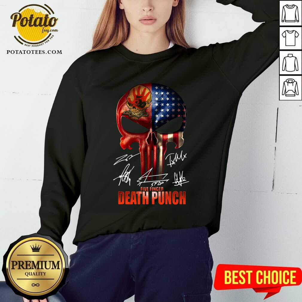 Pretty Five Finger Death Punch Skull Shirt - Image 5