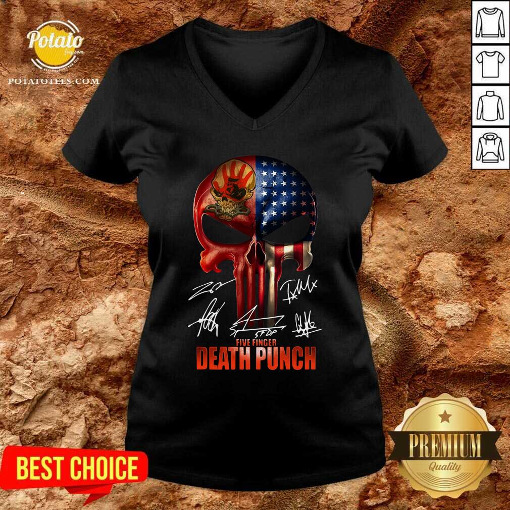 Pretty Five Finger Death Punch Skull Shirt - Image 3