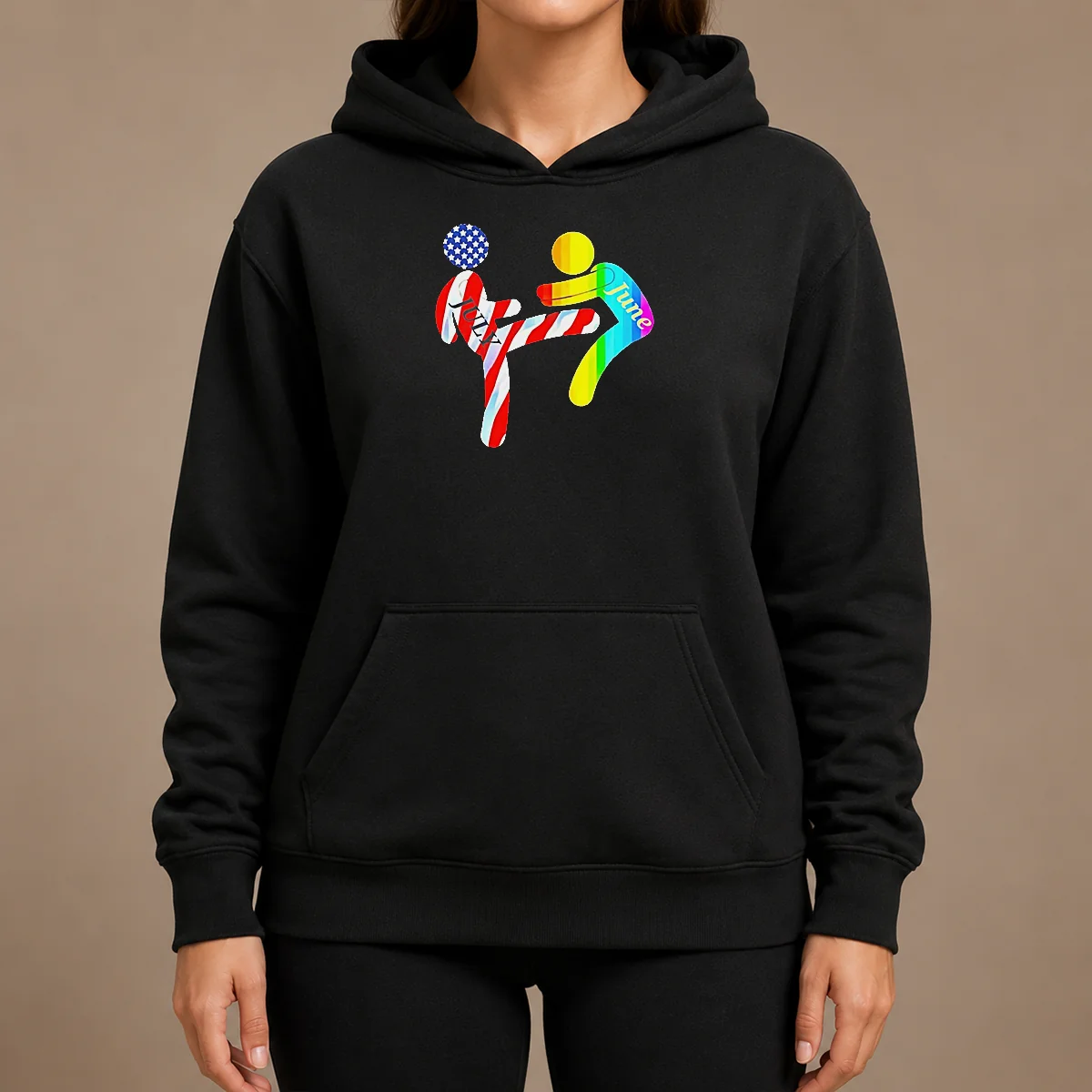 Premium July Independence Kick June Pride Month Shirt - Image 5