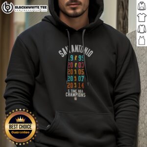 Alternative view of Pretty San Antonio Spurs 5 Time NBA Champions 1999 2003 2005 2007 2014 Shirt