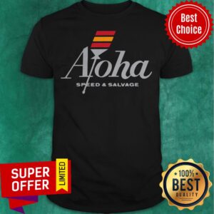 Funny Aloha Speed And Salvage Kahili Shop Logo Gray Shirt
