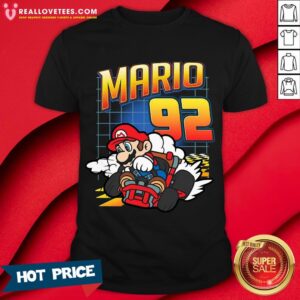 Nice 92 Racing Kart Super Mario Bros Shirt