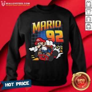 Alternative view of Nice 92 Racing Kart Super Mario Bros Shirt