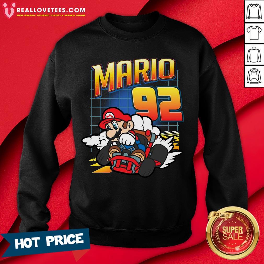 Nice 92 Racing Kart Super Mario Bros Shirt - Image 2