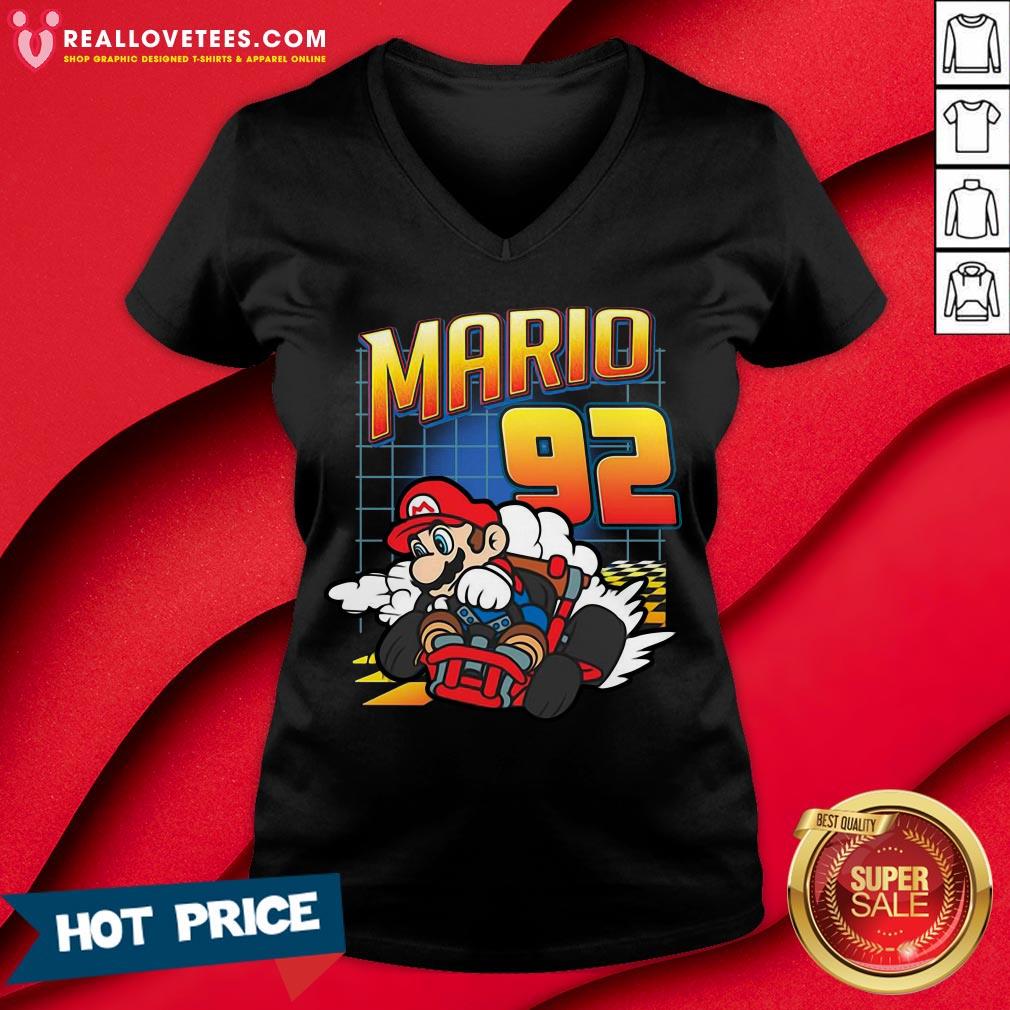 Nice 92 Racing Kart Super Mario Bros Shirt - Image 4