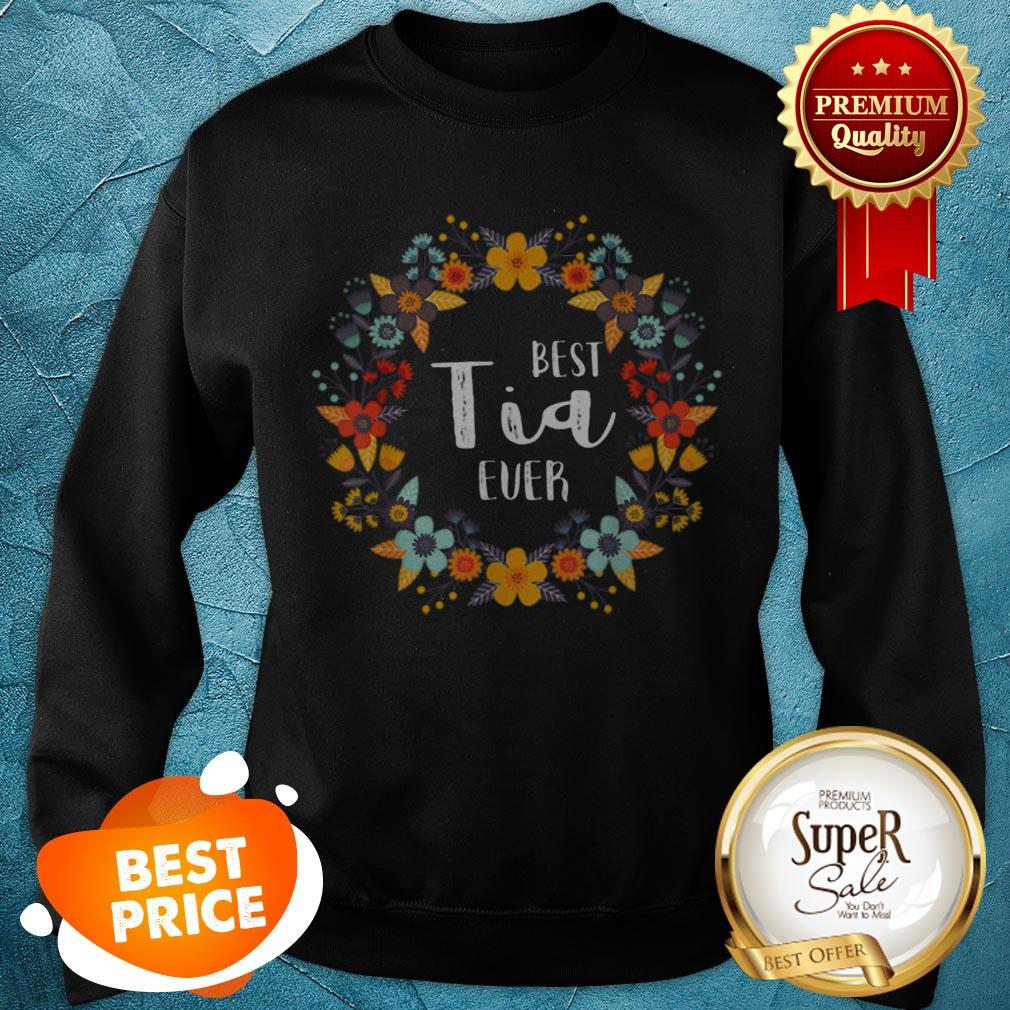 Top Mothers Day- Best Tia Ever Shirt - Image 3
