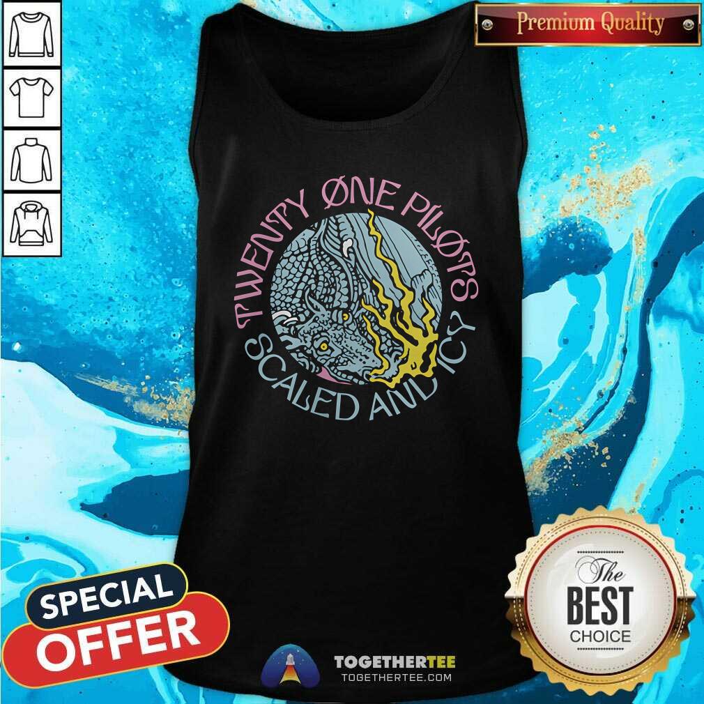 Twenty One Pilots Scaled And Icy Circle Dragon T-shirt - Image 3