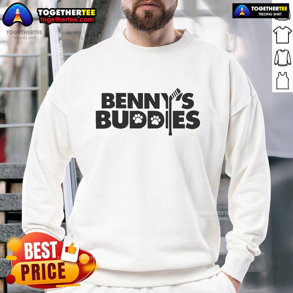 Nice Sam Bennett Wearing Benny's Buddies T-Shirt - Image 5