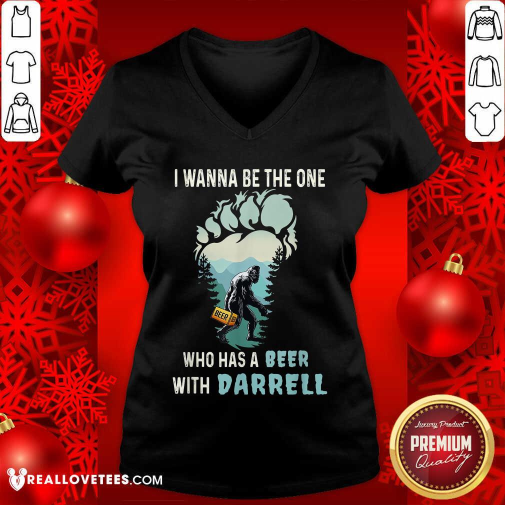 Who Has A Beer With Darrell Shirt - Image 3