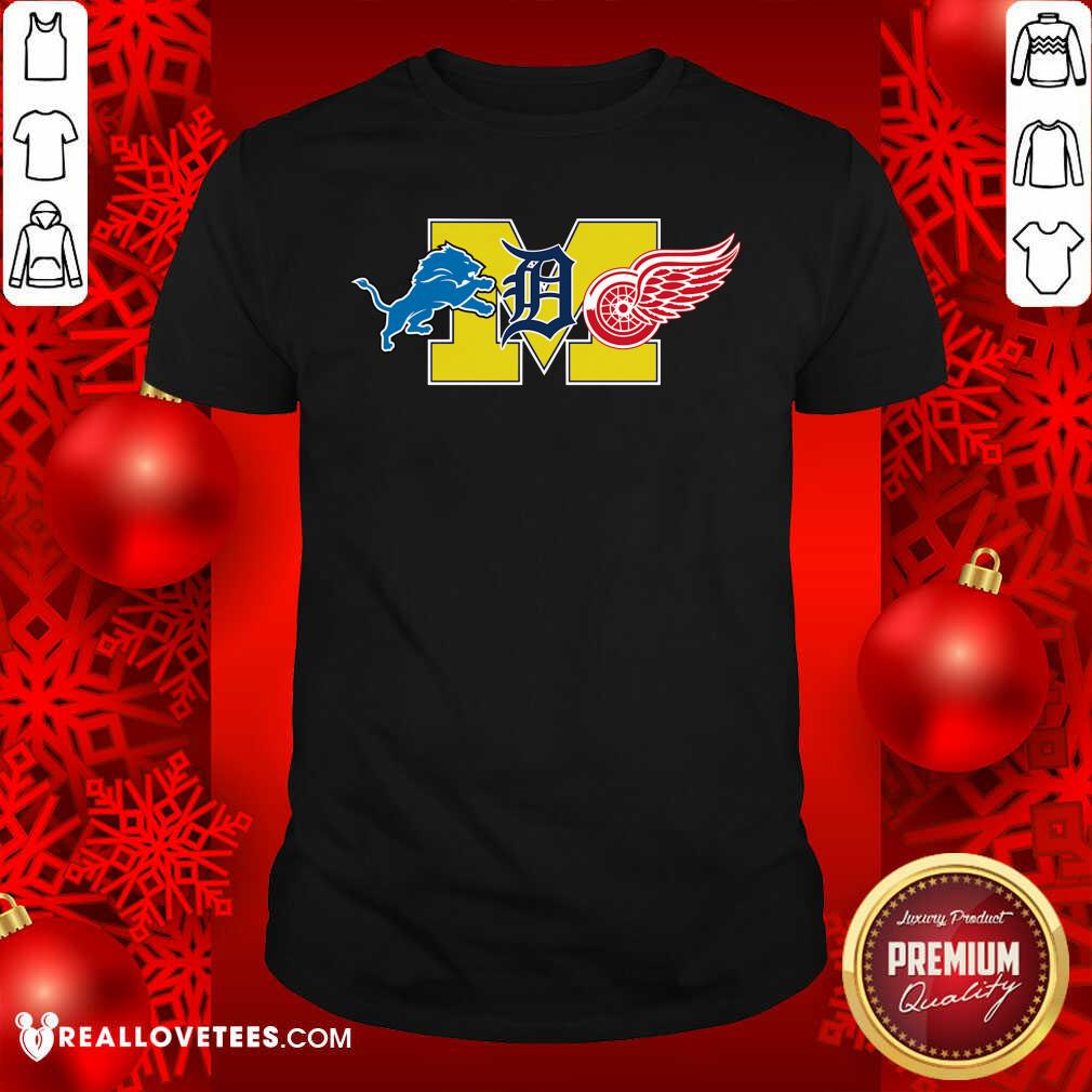 Happy Detroit Lions Detroit Red Wings Danville Blue Devils Shirt