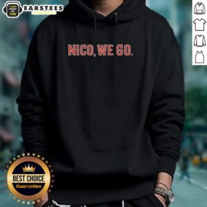 Alternative view of Good Nico We Go Nico Hoerner Chicago Cubs Baseball T-Shirt