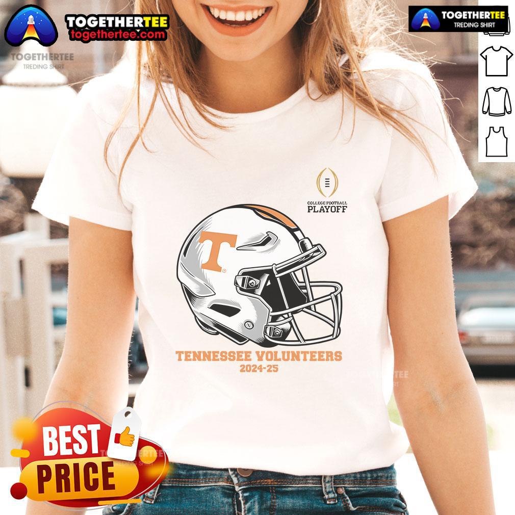 Nice College Football Playoff 2025 Tennessee Volunteers Helmet T-Shirt - Image 3