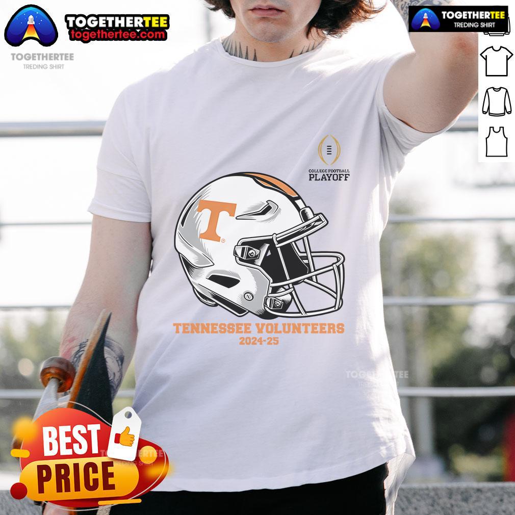Nice College Football Playoff 2025 Tennessee Volunteers Helmet T-Shirt