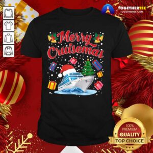Original Merry Cruisemas Family Cruise Christmas 2020 Santa Hat Shirt