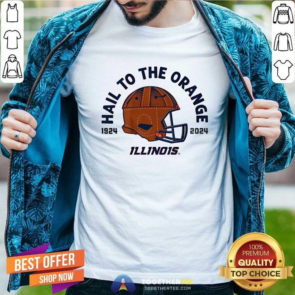 Original Illinois Football The 100 Year Helmet T-Shirt