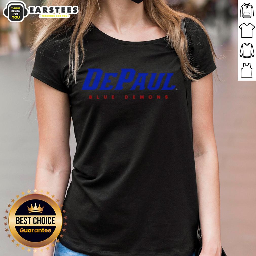 Top DePaul Blue Demons Wordmark T-Shirt - Image 3