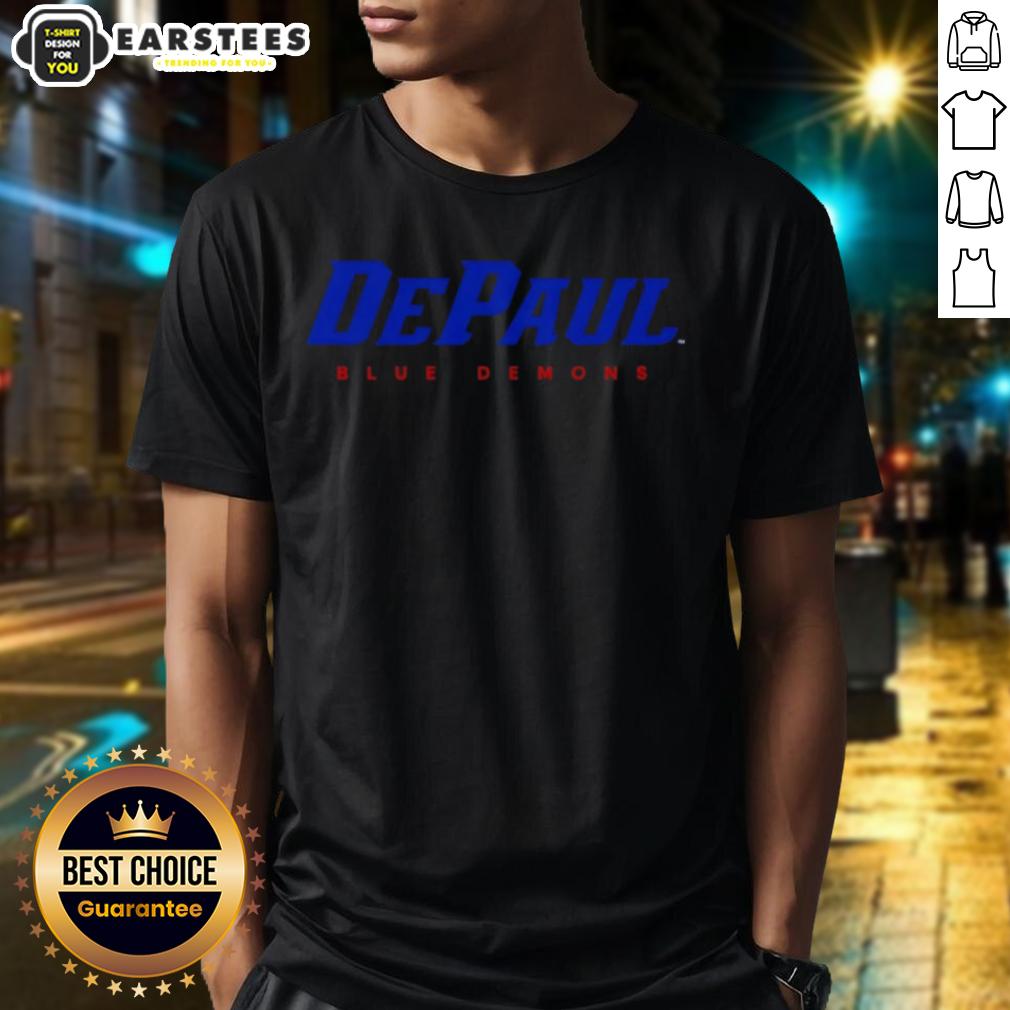 Top DePaul Blue Demons Wordmark T-Shirt