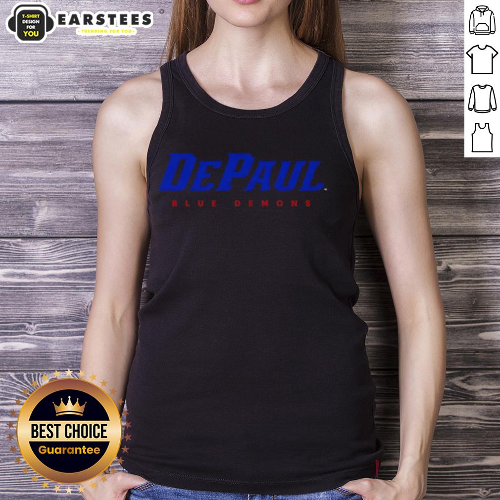 Top DePaul Blue Demons Wordmark T-Shirt - Image 4