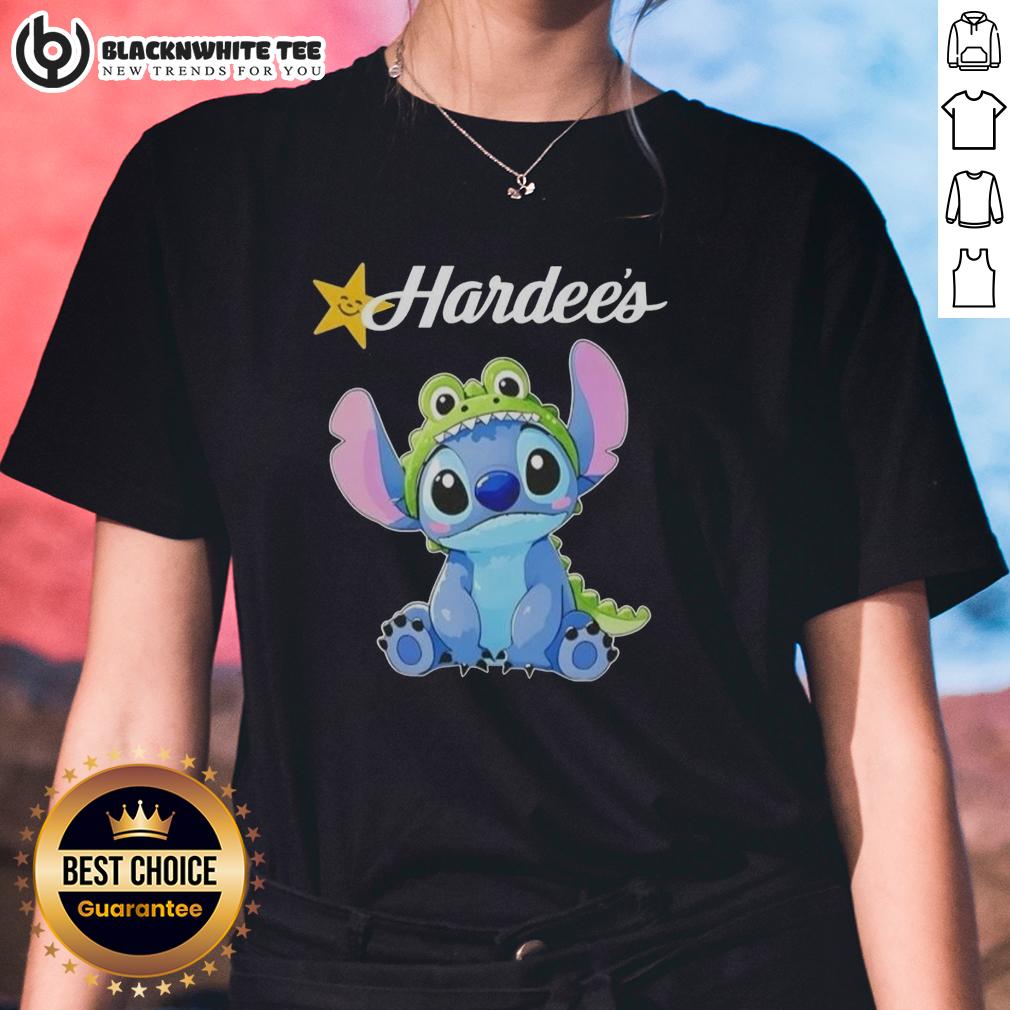 Awesome Stitch Cosplay Crocodile X Hardee's T-Shirt - Image 3