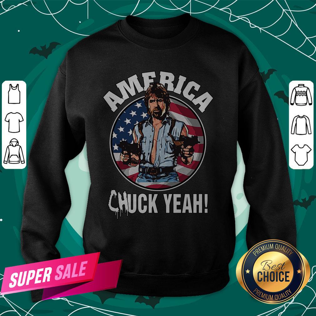 Official America Chuck Yeah Shirt - Image 4