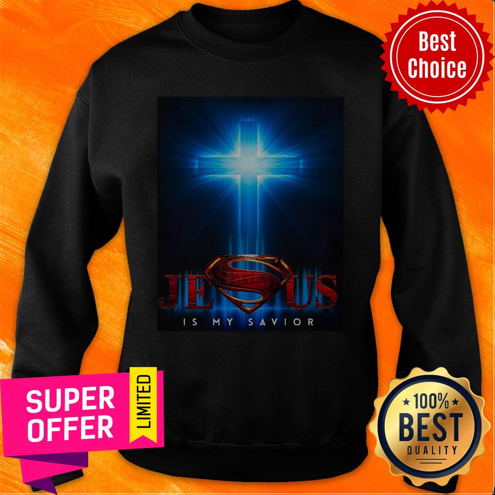 Top Jesus Is My Savior Superman Shirt - Image 2