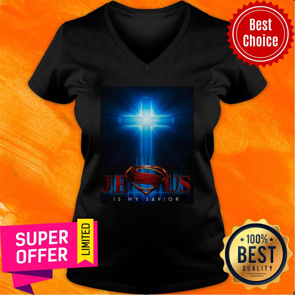 Top Jesus Is My Savior Superman Shirt - Image 4