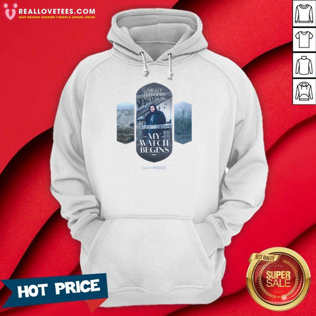Game of Thrones Jon Snow My Watch Begins T-shirt - Image 5