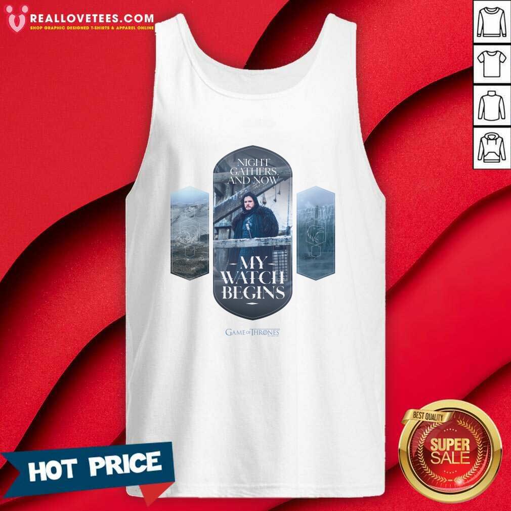Game of Thrones Jon Snow My Watch Begins T-shirt - Image 3