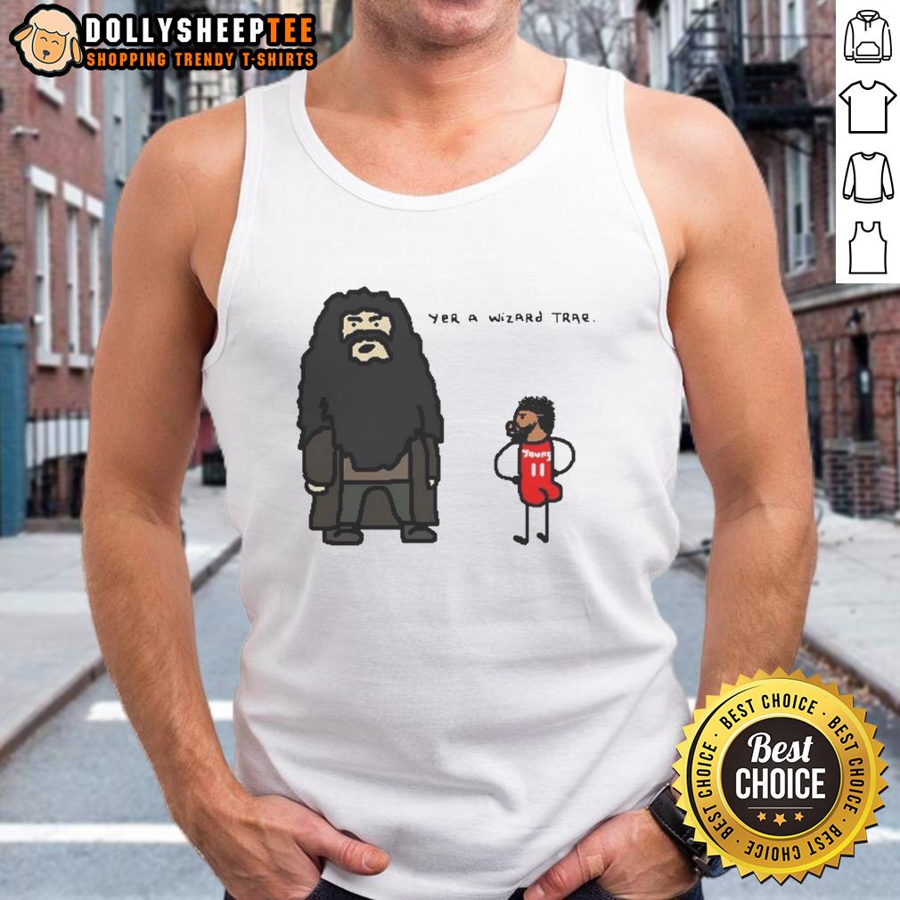 Happy Yer A Wizard Trae T-Shirt - Image 4