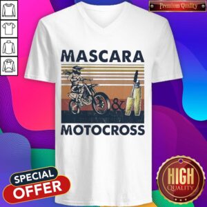 Alternative view of Mascara And Motocross Vintage Shirt