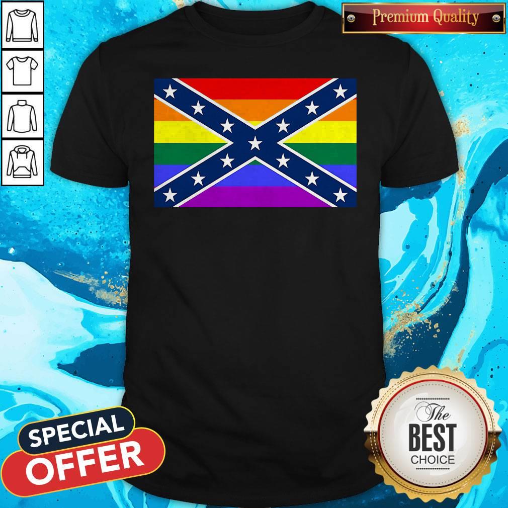 LGBT Confederate Flag Shirt