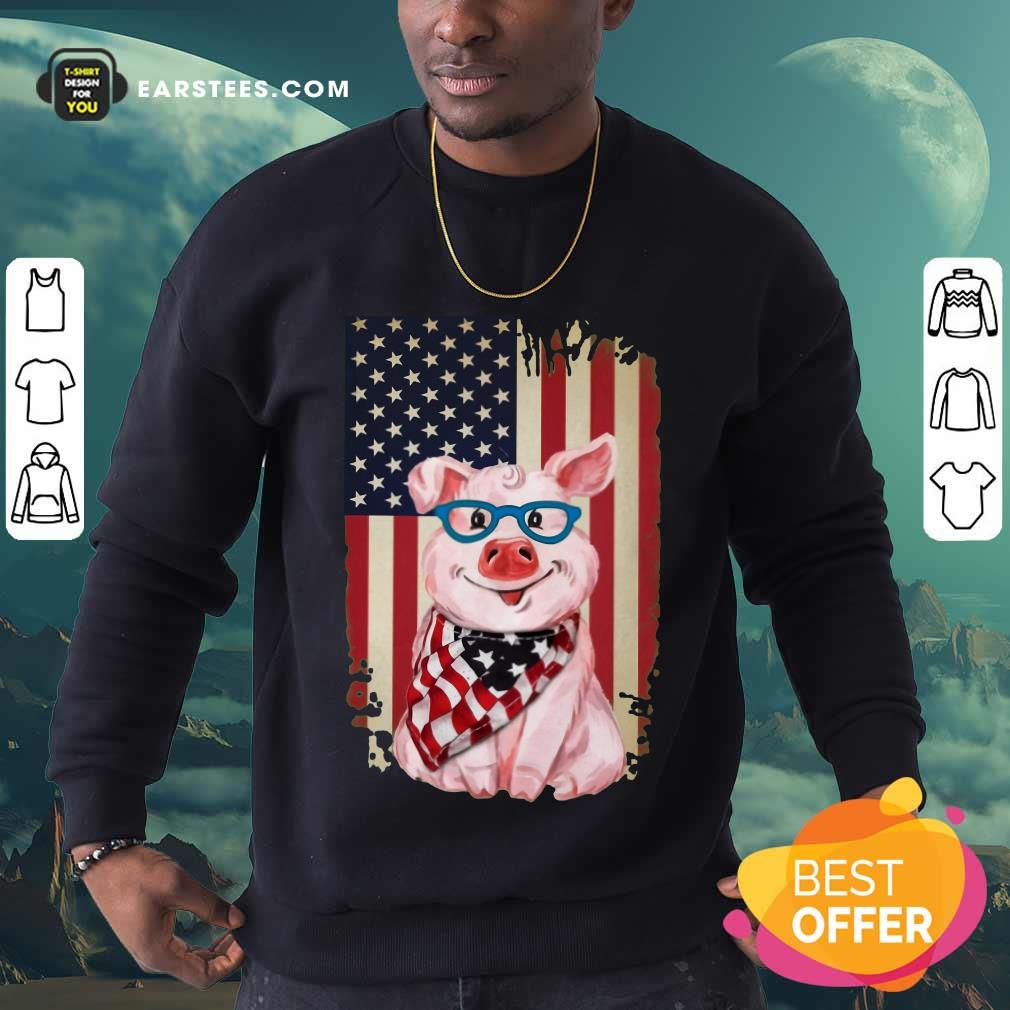 Hot Pig American Flag Shirt - Image 3