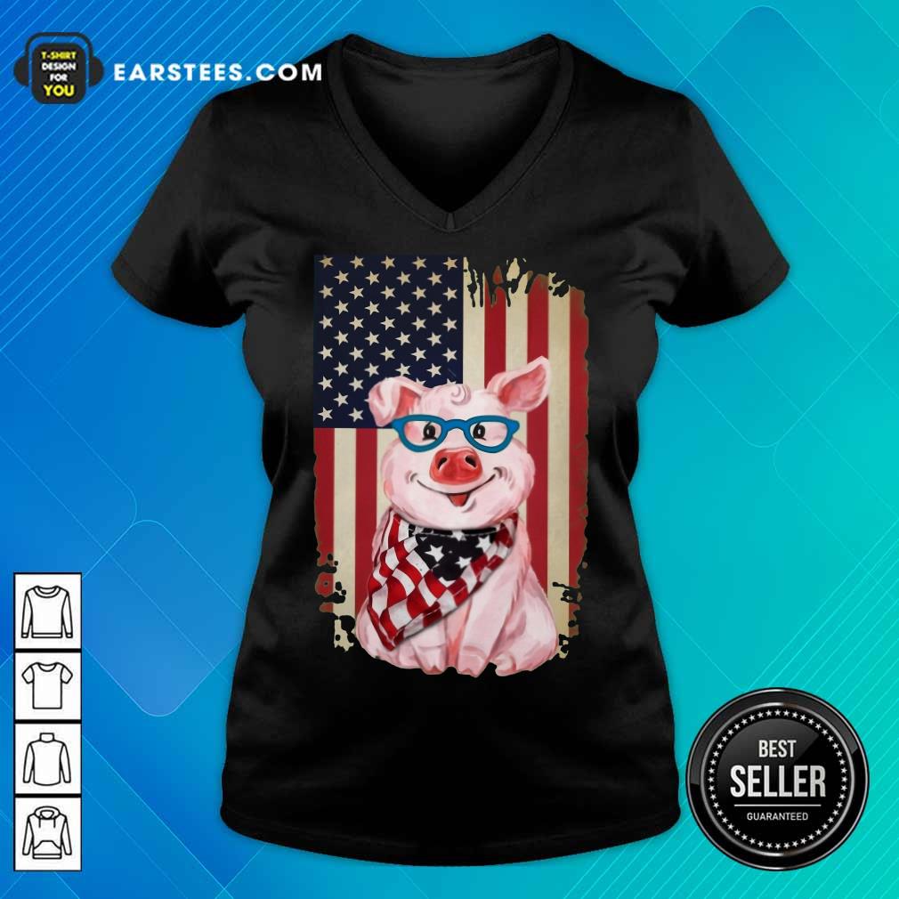 Hot Pig American Flag Shirt - Image 5