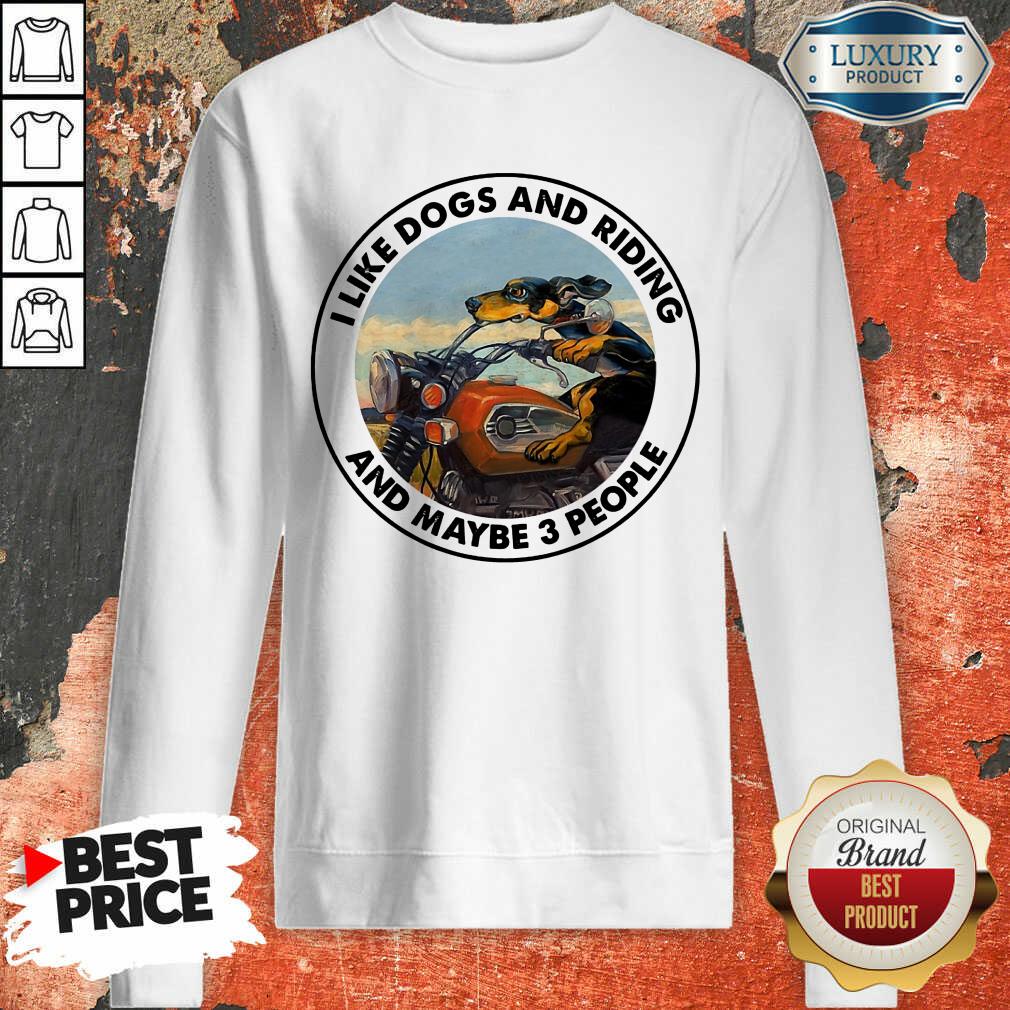 I Like Dogs And Riding Shirt - Image 4