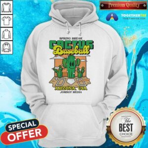 Alternative view of Spring Break Cactus Baseball Arizona Usa Jomboy Media T-shirt