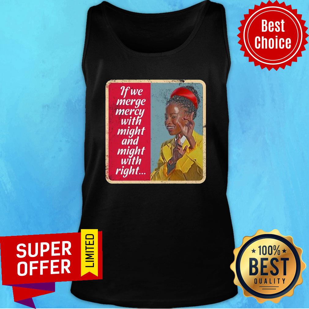 Nice Inauguration Poet Amanda Gorman Merge Mercy Might Right Shirt - Image 3