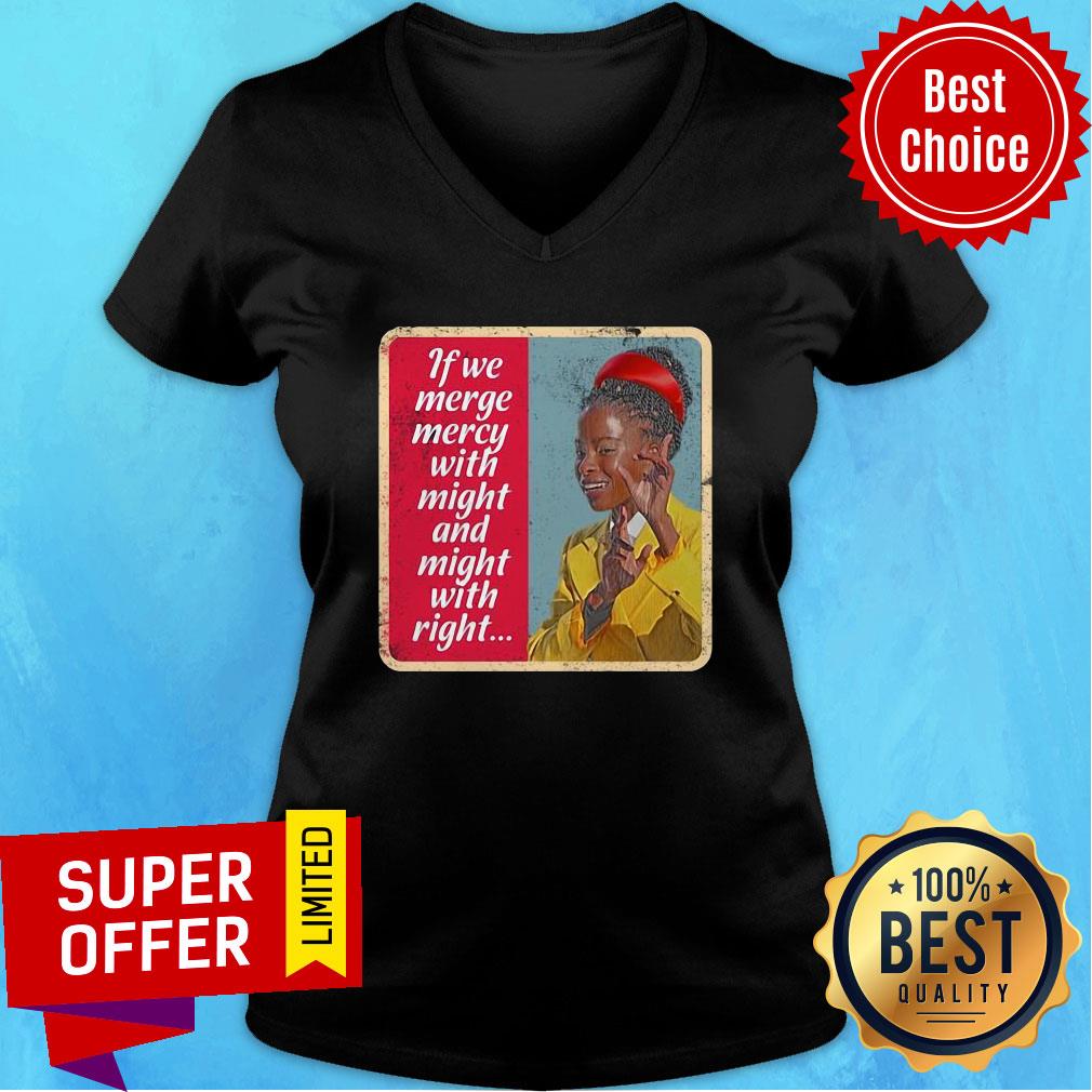 Nice Inauguration Poet Amanda Gorman Merge Mercy Might Right Shirt - Image 5